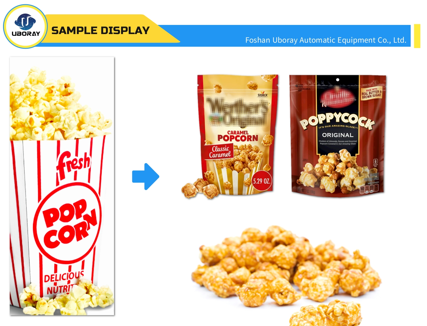 Premade Pouch Popcorn Packaging Machine