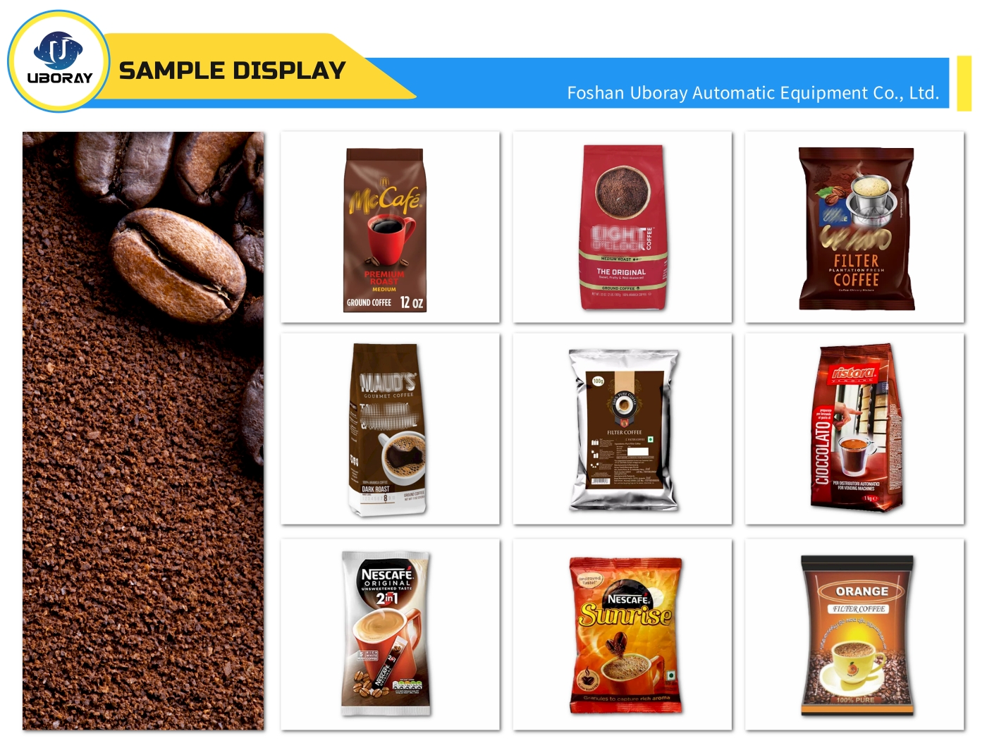 Exclusive design of coffee packaging machine