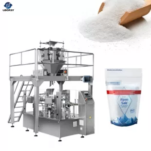 Full Automatic Premade Bag Packing Machine For Salt