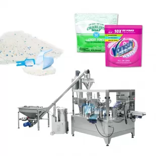 high speed premade bag detergent packing machine